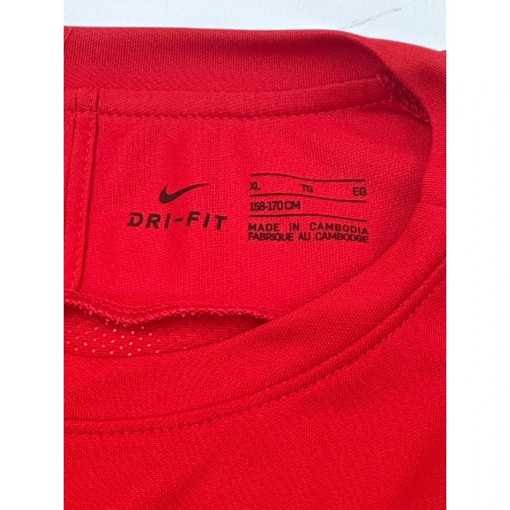 Nike Sevilla FC Dri-FIT Training Jersey Kids XL Red Soccer Shirt Short‎ Sleeve